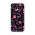 Rose Black Background Case for Moto Z Play