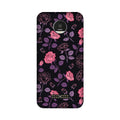Rose Black Background Case for Moto Z3 Play