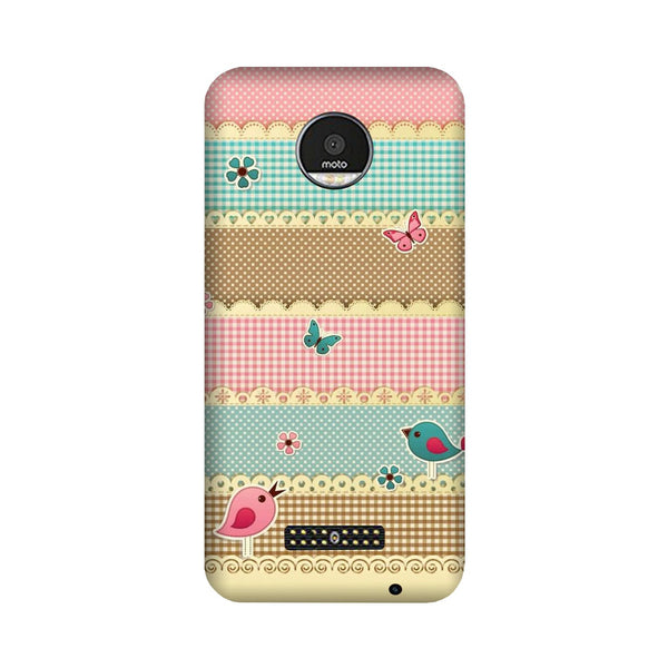 Gift paper Case for Moto Z2 Play