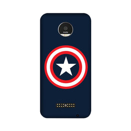 Captain America Case for Moto Z3 Play