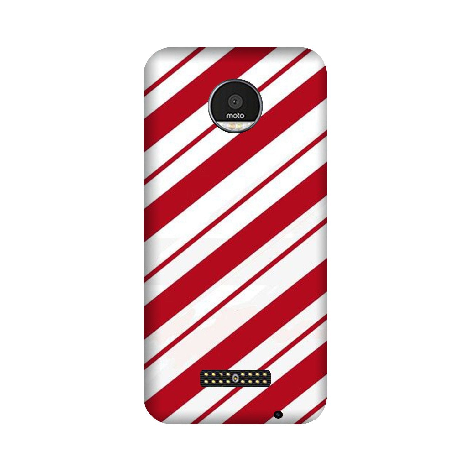 Red White Case for Moto Z2 Play