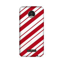Red White Case for Moto Z3 Play