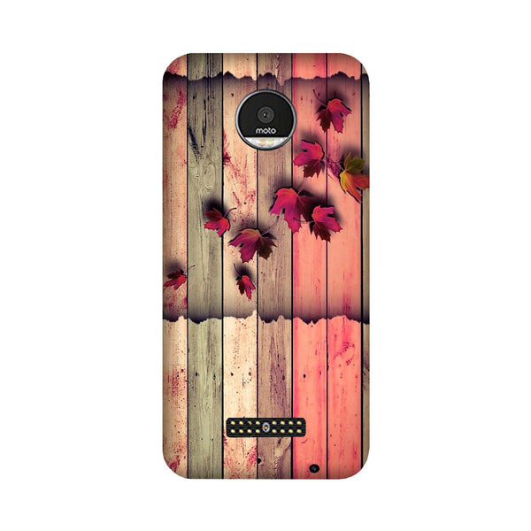 Wooden look2 Case for Moto Z3 Play