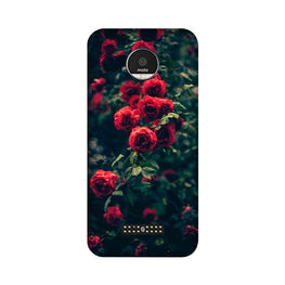 Red Rose Case for Moto Z Play
