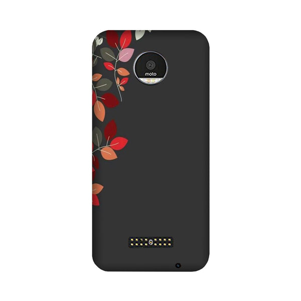 Grey Background Case for Moto Z3 Play