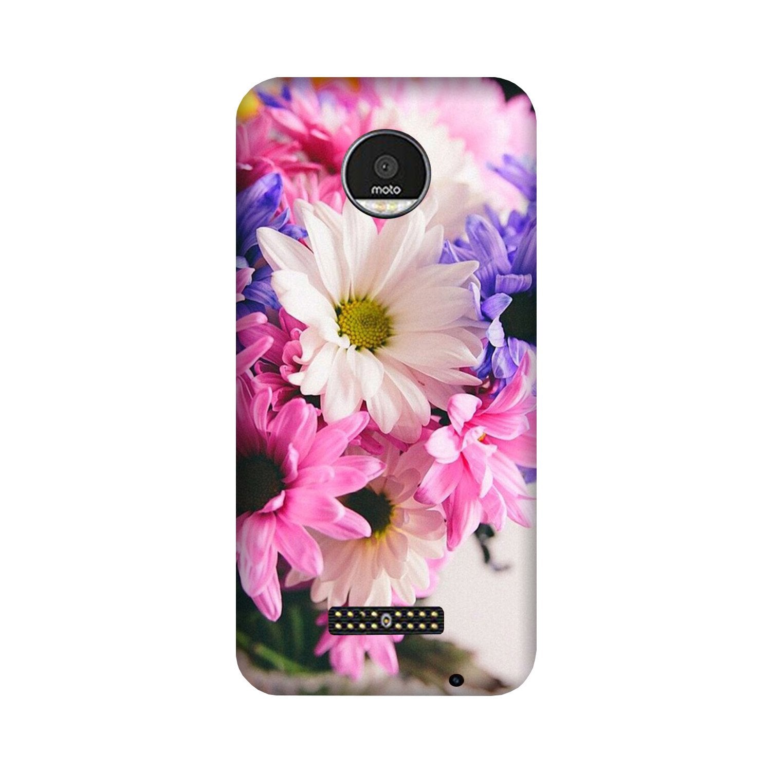 Coloful Daisy Case for Moto Z2 Play