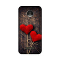 Red Hearts Case for Moto Z Play