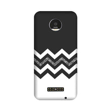 Black white Pattern2Case for Moto Z Play