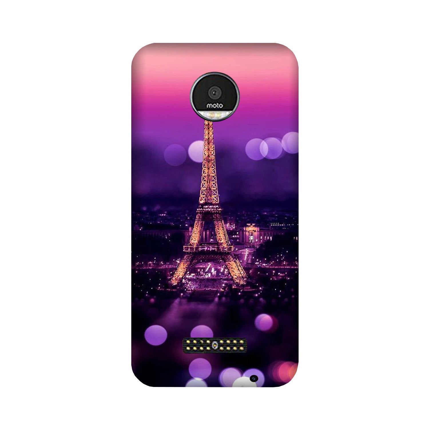 Eiffel Tower Case for Moto Z2 Play