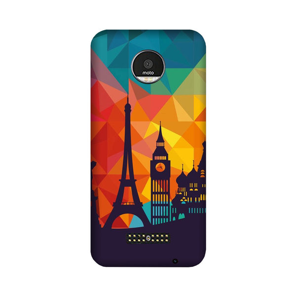 Eiffel Tower2 Case for Moto Z3 Play
