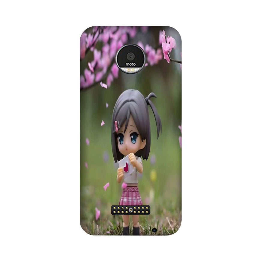 Cute Girl Case for Moto Z Play