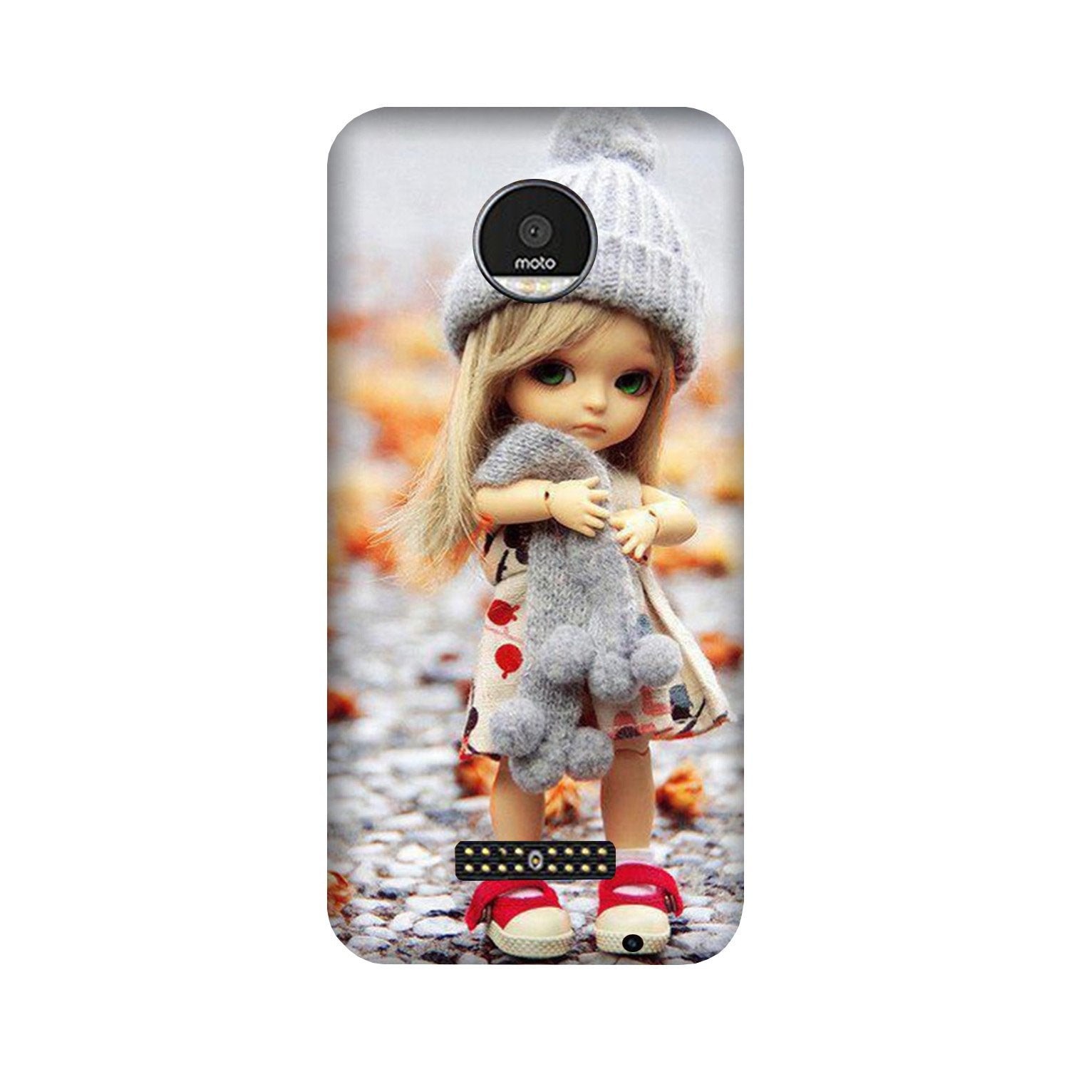 Cute Doll Case for Moto Z2 Play