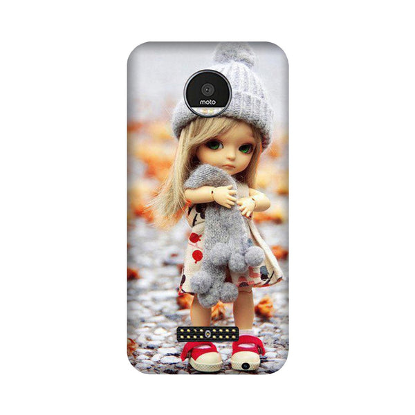 Cute Doll Case for Moto Z3 Play