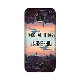 Look at things different Case for Moto Z3 Play