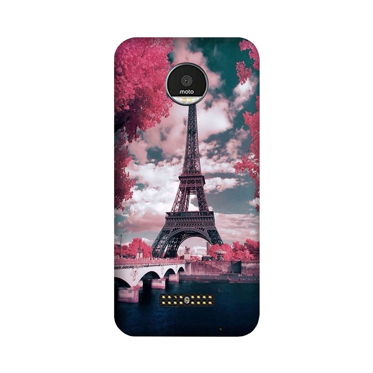 Eiffel Tower Case for Moto Z Play  (Design - 101)