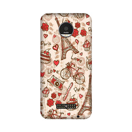 Love Paris Case for Moto Z3 Play(Design - 103)
