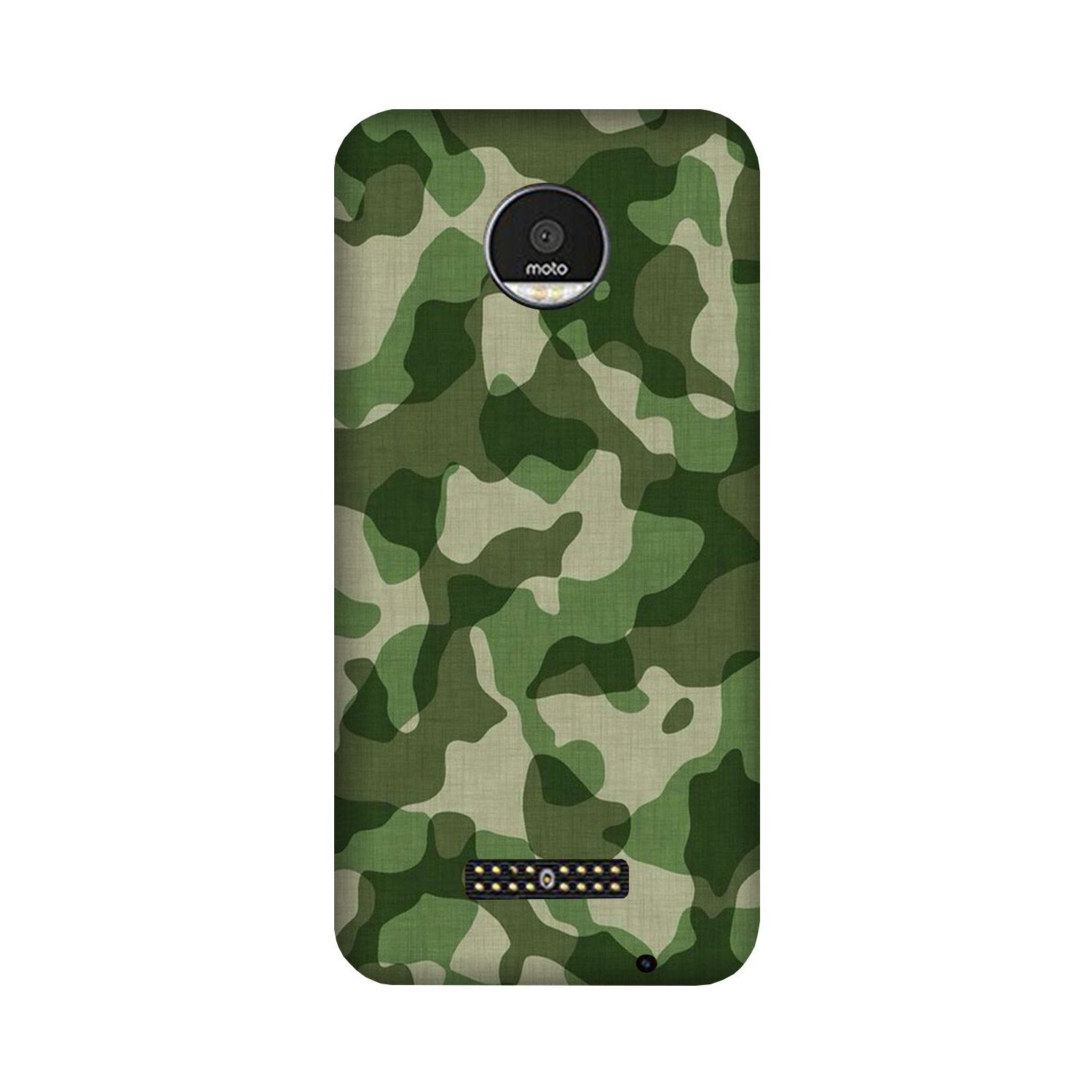 Army Camouflage Case for Moto Z2 Play(Design - 106)