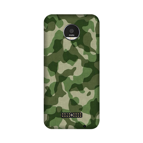 Army Camouflage Case for Moto Z3 Play  (Design - 106)