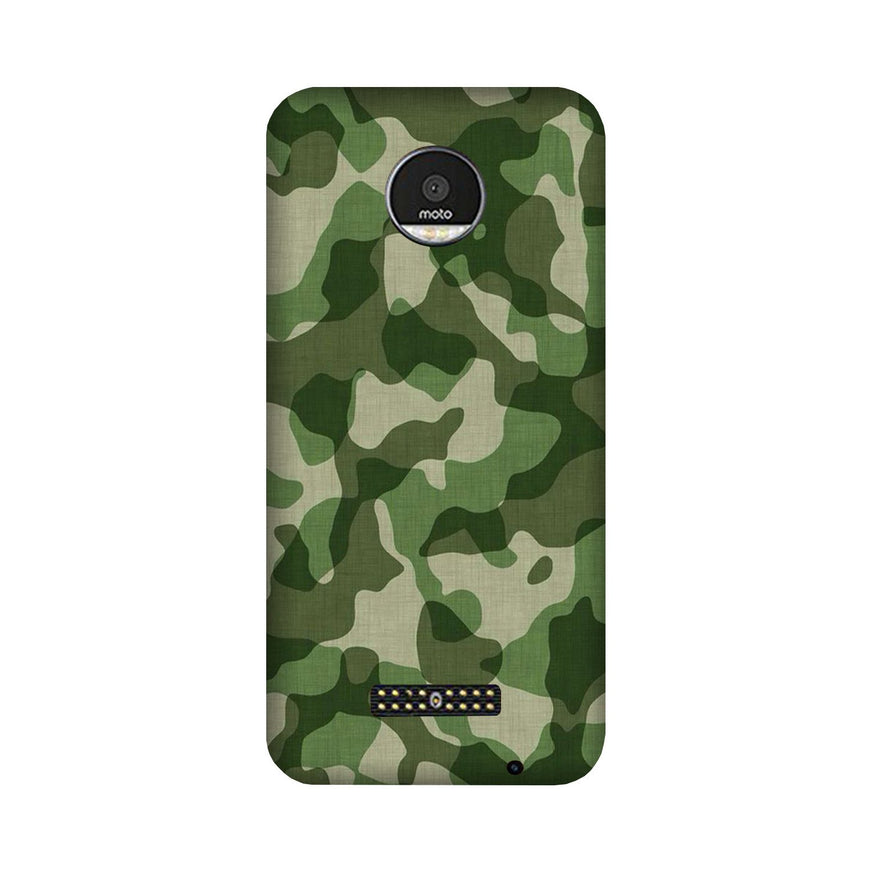 Army Camouflage Case for Moto Z Play  (Design - 106)