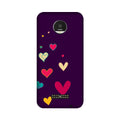 Purple Background Case for Moto Z2 Play  (Design - 107)