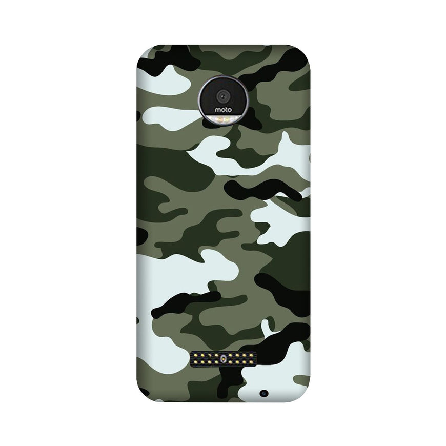 Army Camouflage Case for Moto Z Play  (Design - 108)