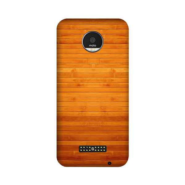 Wooden Look Case for Moto Z Play  (Design - 111)