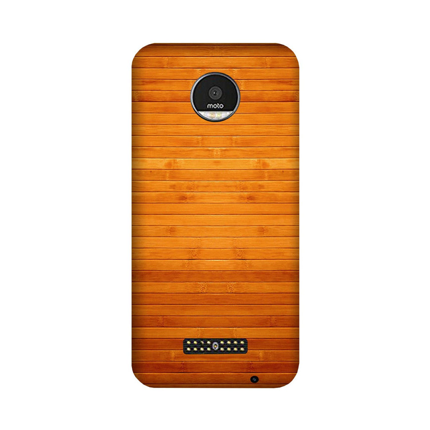 Wooden Look Case for Moto Z Play  (Design - 111)
