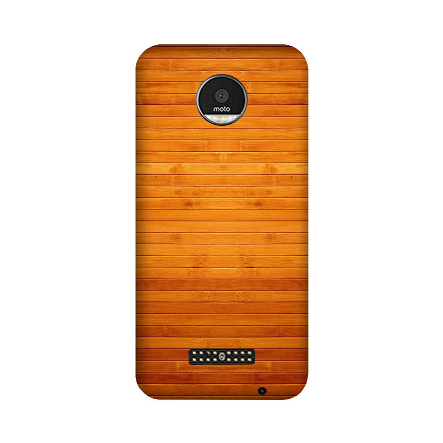 Wooden Look Case for Moto Z2 Play  (Design - 111)