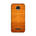 Wooden Look Case for Moto Z3 Play  (Design - 111)