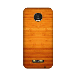 Wooden Look Case for Moto Z3 Play(Design - 111)