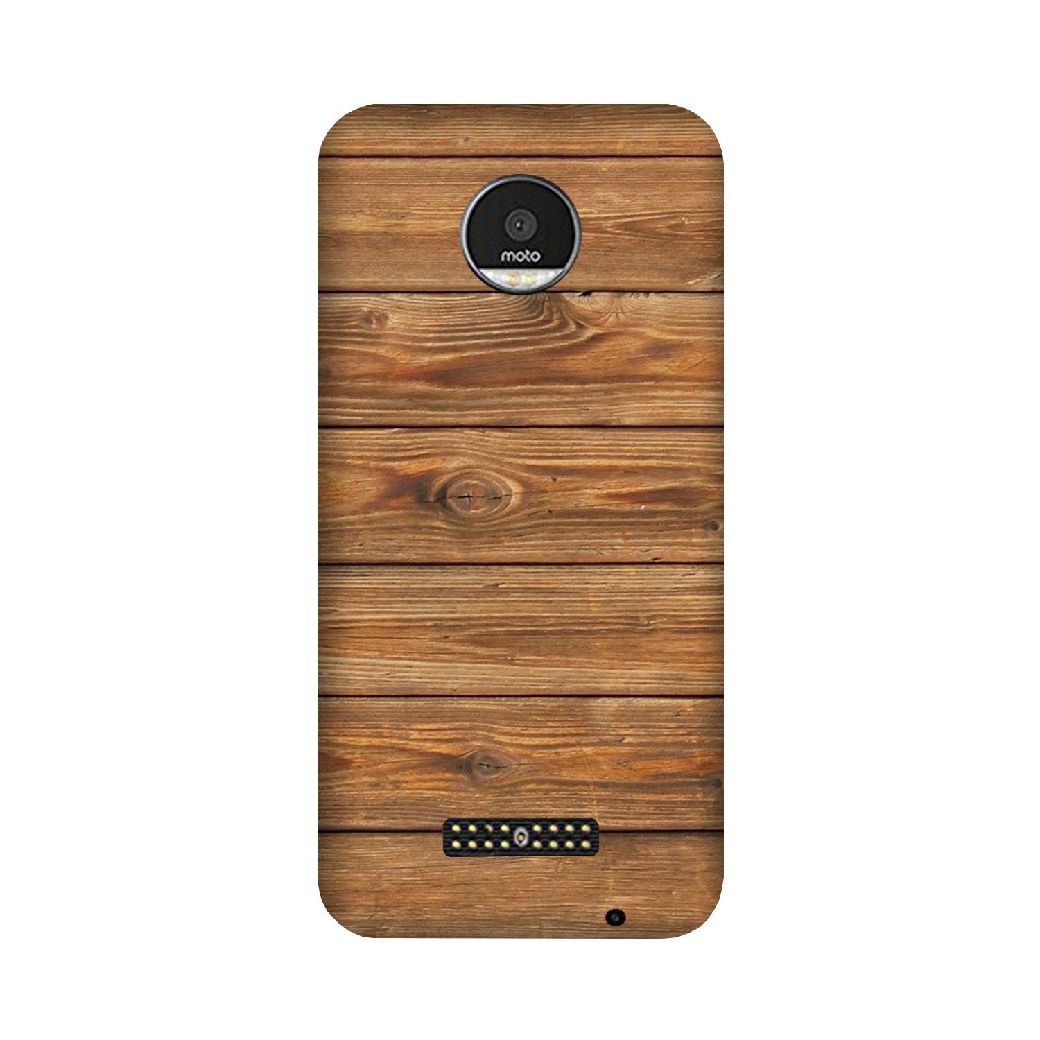 Wooden Look Case for Moto Z2 Play(Design - 113)