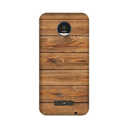 Wooden Look Case for Moto Z2 Play(Design - 113)