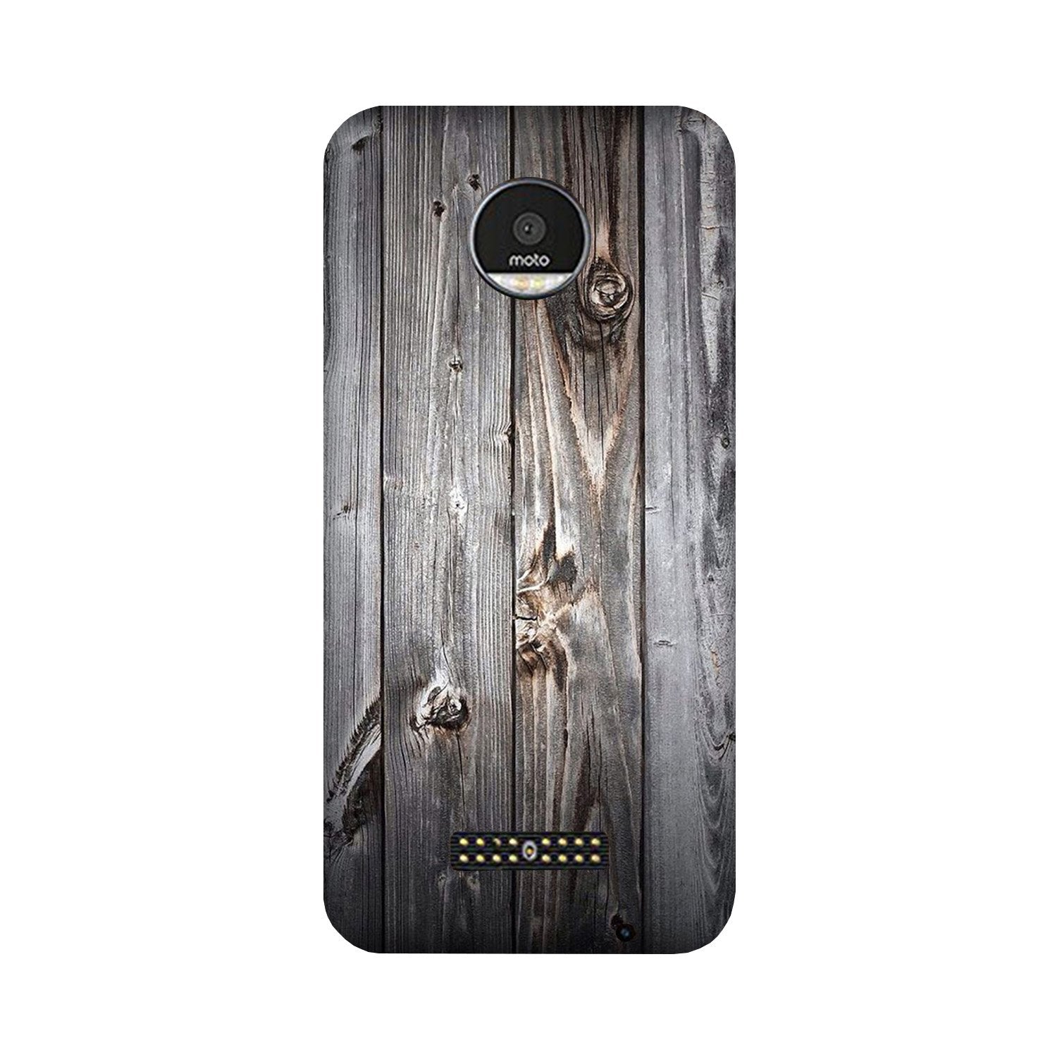 Wooden Look Case for Moto Z2 Play(Design - 114)