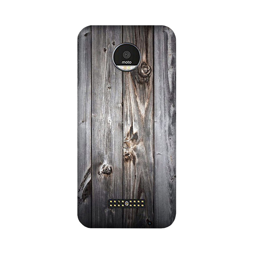 Wooden Look Case for Moto Z2 Play  (Design - 114)