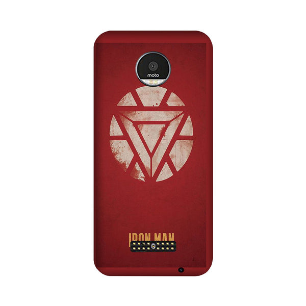 Iron Man Superhero Case for Moto Z Play  (Design - 115)