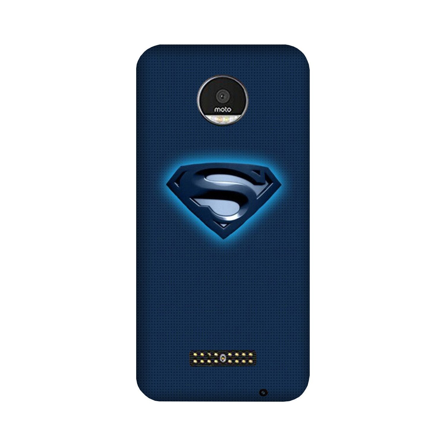 Superman Superhero Case for Moto Z2 Play(Design - 117)