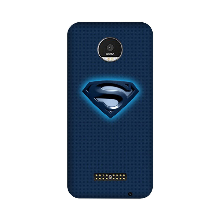 Superman Superhero Case for Moto Z2 Play  (Design - 117)