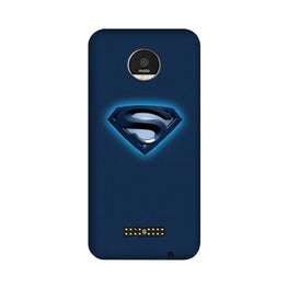 Superman Superhero Case for Moto Z3 Play(Design - 117)