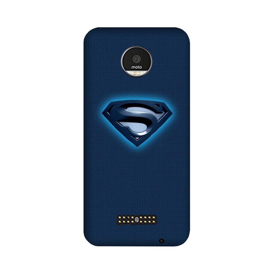 Superman Superhero Case for Moto Z3 Play  (Design - 117)