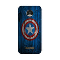 Captain America Superhero Case for Moto Z Play  (Design - 118)