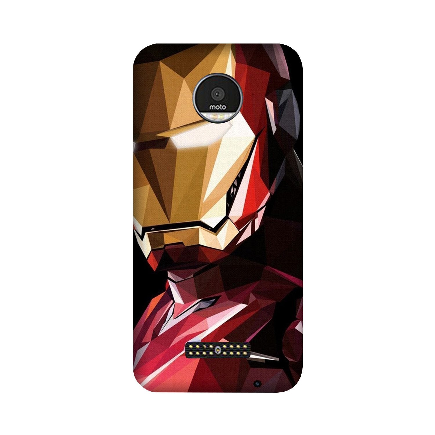 Iron Man Superhero Case for Moto Z Play(Design - 122)