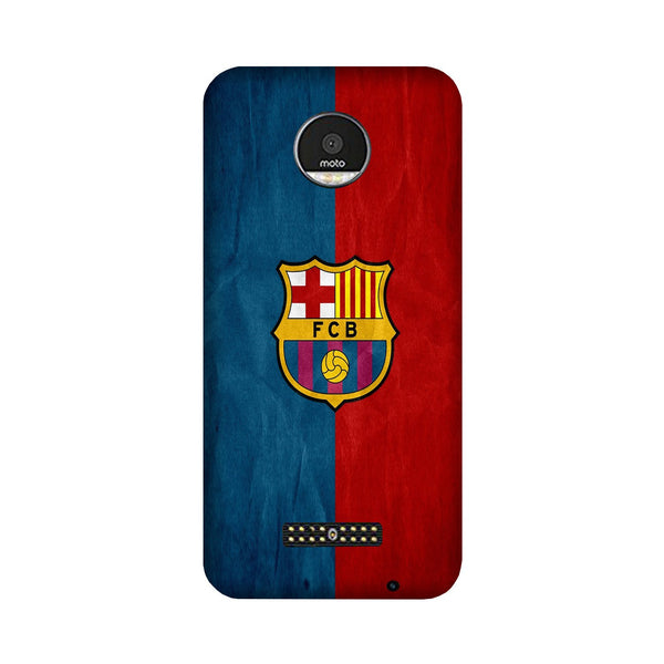 FCB Football Case for Moto Z2 Play  (Design - 123)