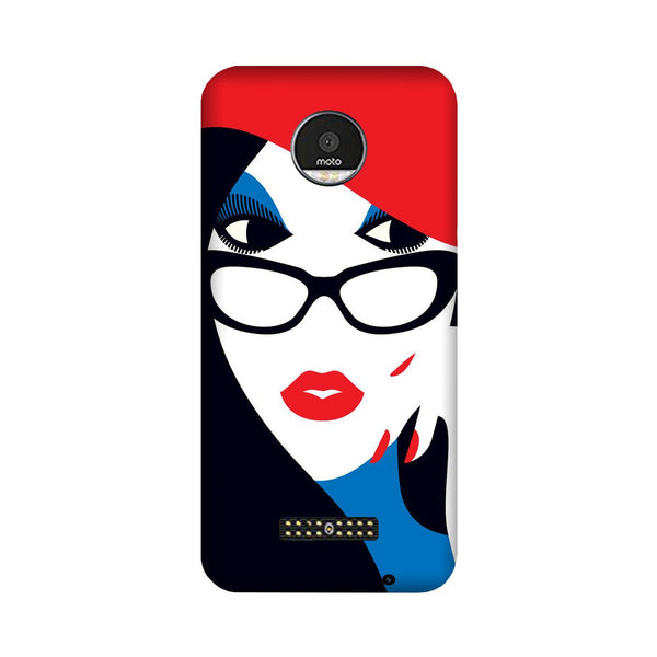 Girlish Case for Moto Z2 Play  (Design - 131)