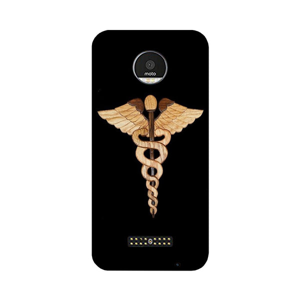 Doctor Logo Case for Moto Z Play  (Design - 134)