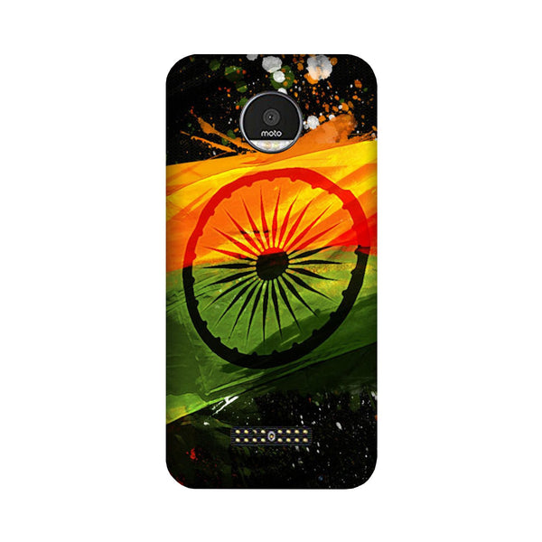 Indian Flag Case for Moto Z3 Play  (Design - 137)