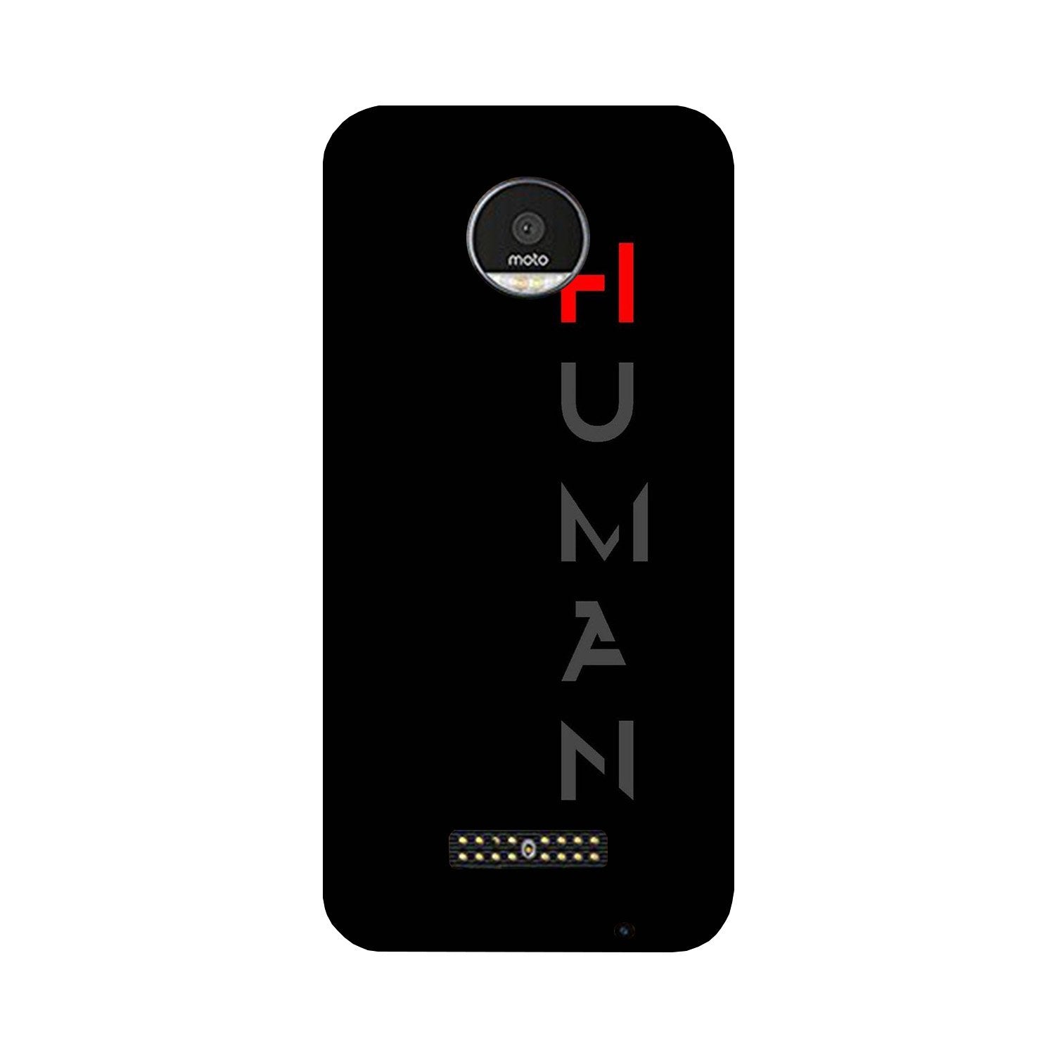 Human Case for Moto Z2 Play  (Design - 141)