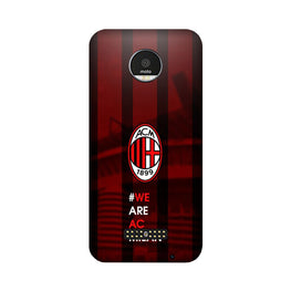 AC Milan Case for Moto Z2 Play(Design - 155)