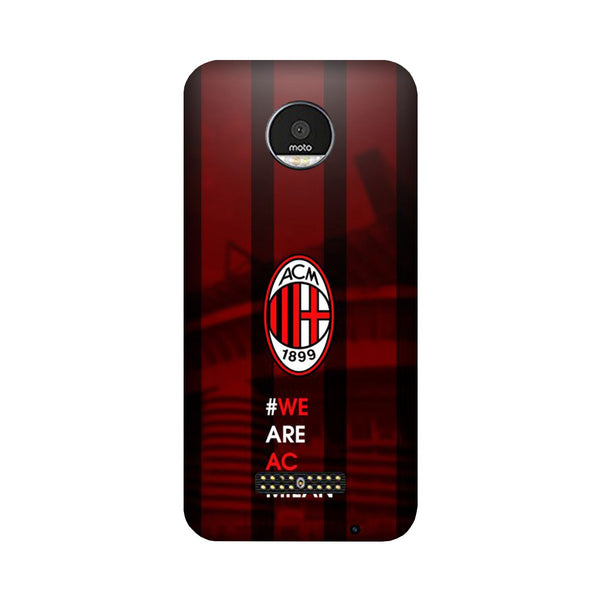 AC Milan Case for Moto Z Play  (Design - 155)