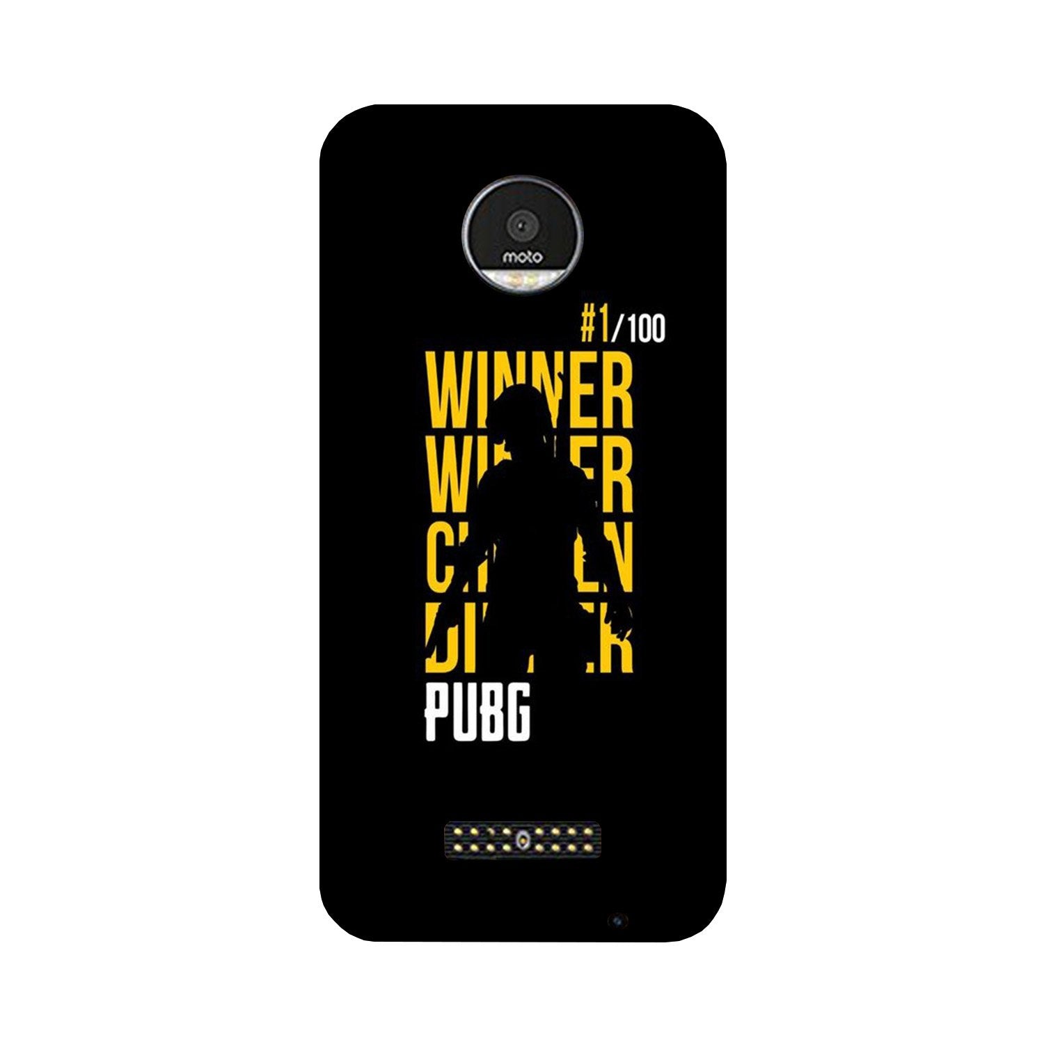 Pubg Winner Winner Case for Moto Z2 Play(Design - 177)