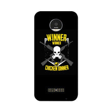 Winner Winner Chicken Dinner Case for Moto Z2 Play  (Design - 178)